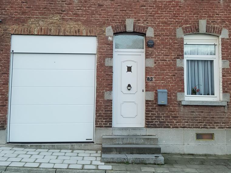 Hörmann - Klassieke garagepoort L-profilering Wit, uit staal