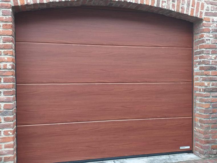 Hörmann - Porte de garage rustique  Duragrain - Noce Sorrento Balsamico, en acier