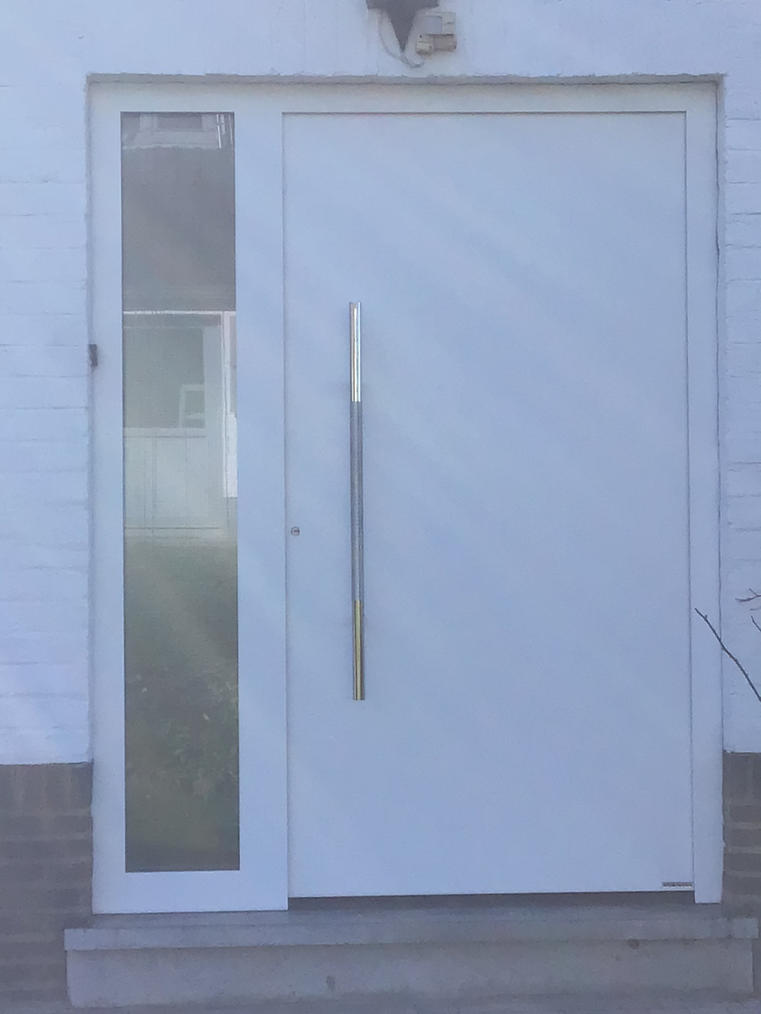 Hörmann - Portes d'entrée avec vitrage classique  Blanc, en aluminium