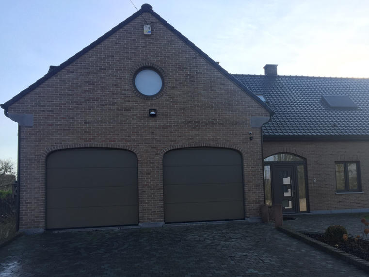 Hörmann - Klassieke garagepoort L-profilering Grijs, uit staal