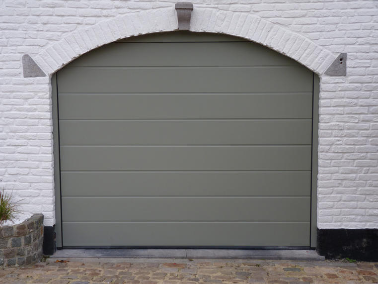 Hörmann - Klassieke garagepoort M-profilering Grijs, uit staal