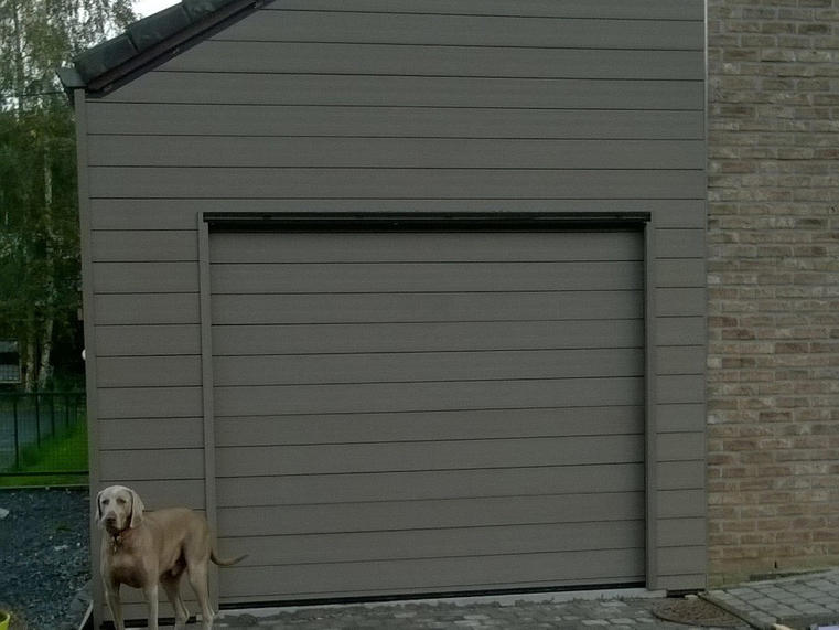 Hörmann - Klassieke garagepoort S-profilering Houtlook, uit staal