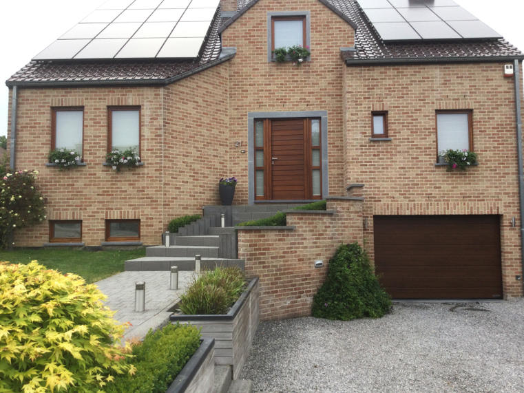 Hörmann - Klassieke garagepoort M-profilering Houtlook, uit staal