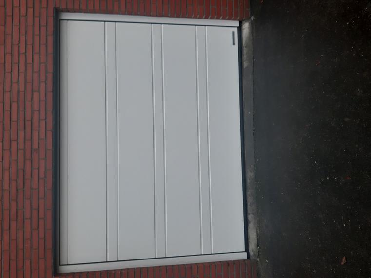 Hörmann - Klassieke garagepoort D-profilering Wit, uit staal
