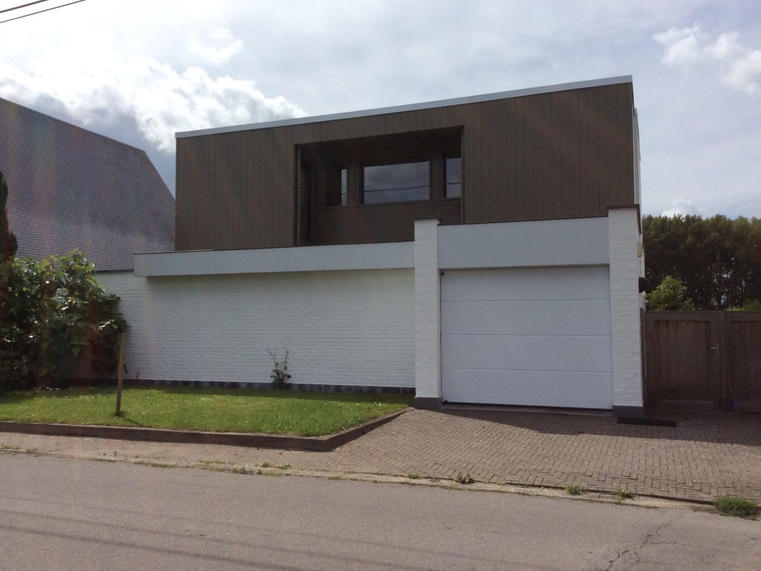 Hörmann - Moderne garagepoort L-profilering Wit, uit staal