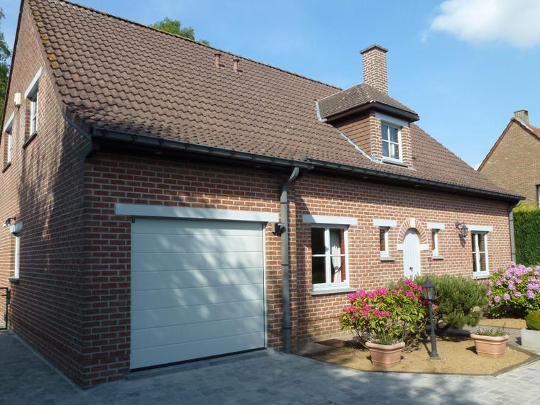 Hörmann - Klassieke garagepoort M-profilering Wit, uit staal