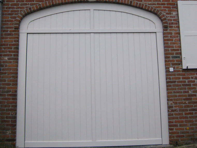Hörmann - Porte de garage classique  Blanc, en bois