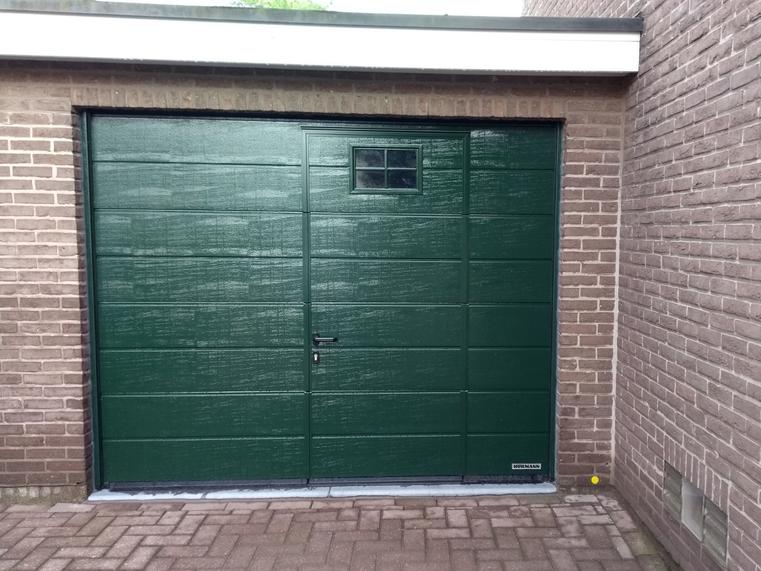 Hörmann - Porte de garage classique Rainures-M Vert, en acier