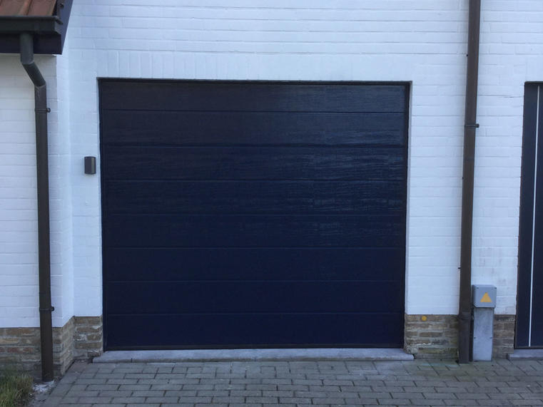 Hörmann - Porte de garage classique  Bleu, en acier