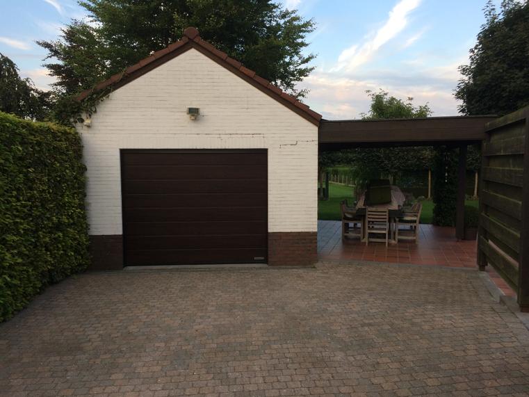 Hörmann - Klassieke garagepoort M-profilering Houtlook, uit staal