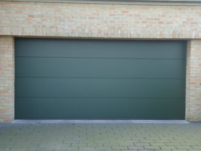 Hörmann - Klassieke garagepoort L-profilering Grijs, uit staal