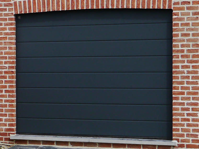 Hörmann - Klassieke garagepoort M-profilering Grijs, uit staal