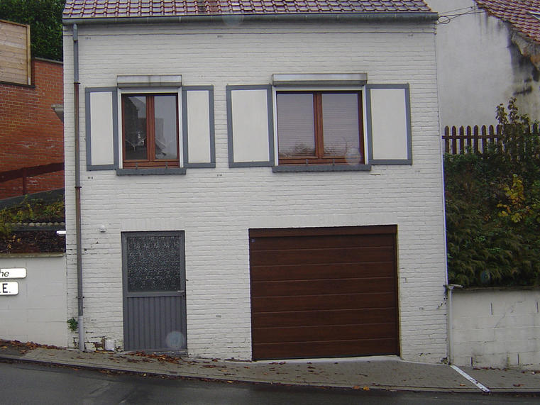 Hörmann - Klassieke garagepoort M-profilering Houtlook, uit staal