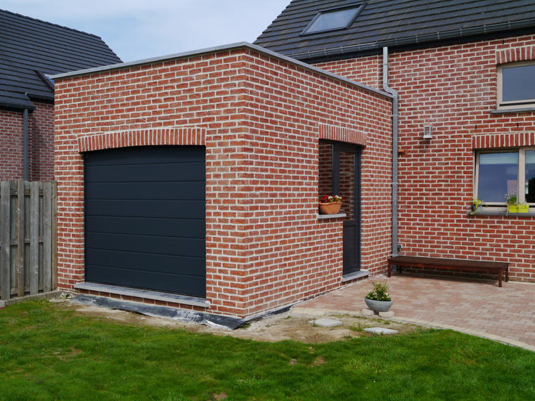 Hörmann - Klassieke garagepoort M-profilering Grijs, uit staal