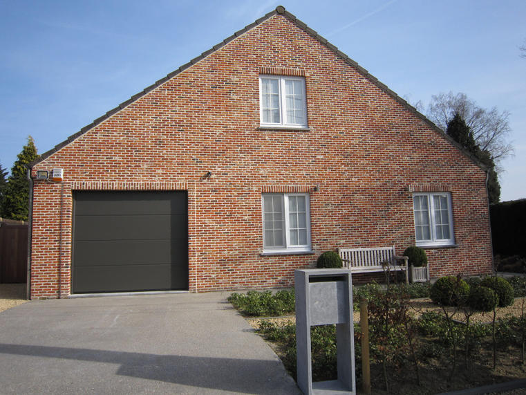 Hörmann - Klassieke garagepoort L-profilering Grijs, uit staal