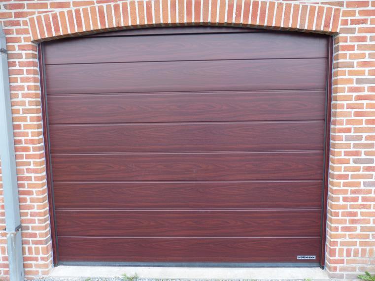 Hörmann - Klassieke garagepoort M-profilering Houtlook, uit staal