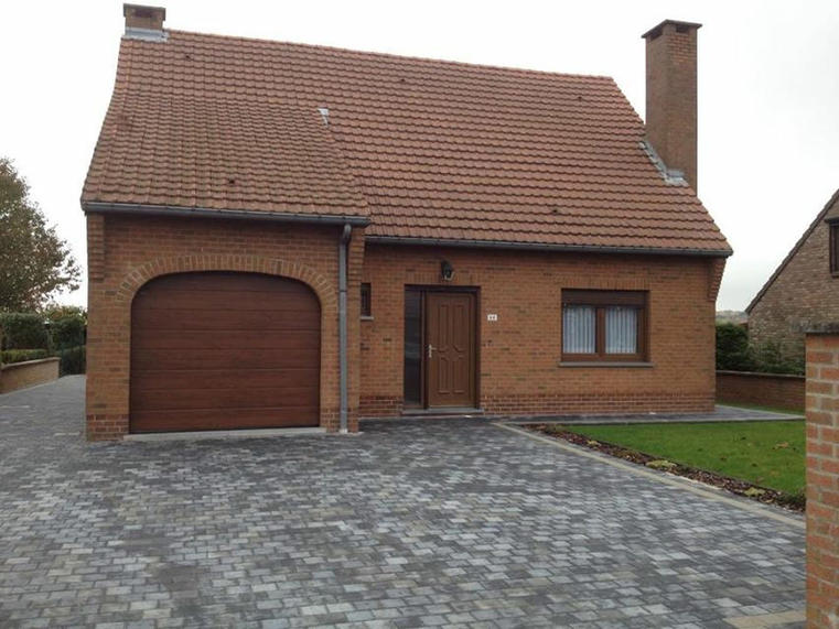 Hörmann - Klassieke garagepoort M-profilering Houtlook, uit staal