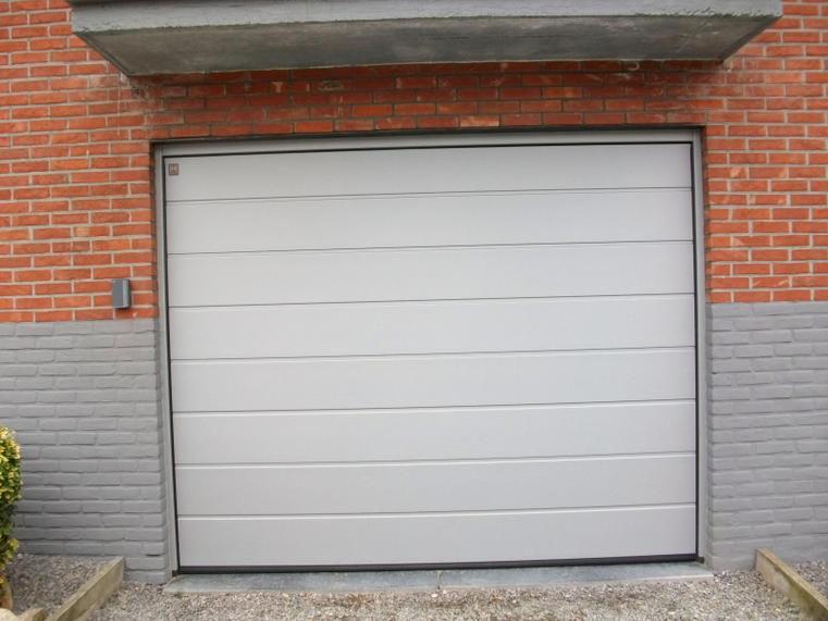Hörmann - Porte de garage classique Rainures-M Blanc, en acier
