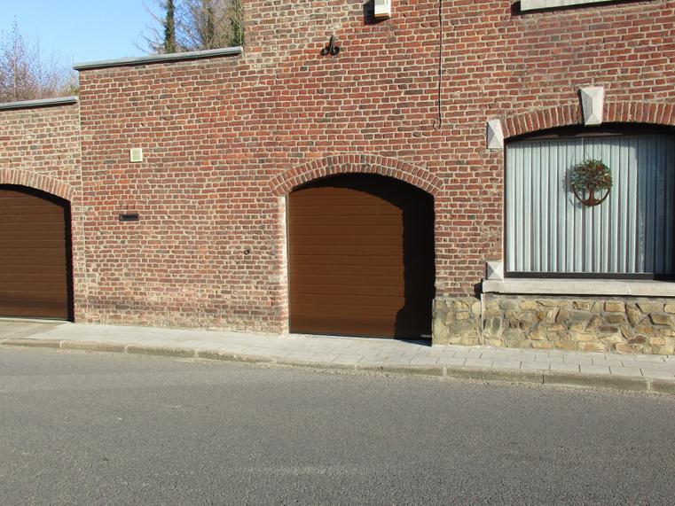 Hörmann - Porte de garage classique Rainures-S Brun, en acier
