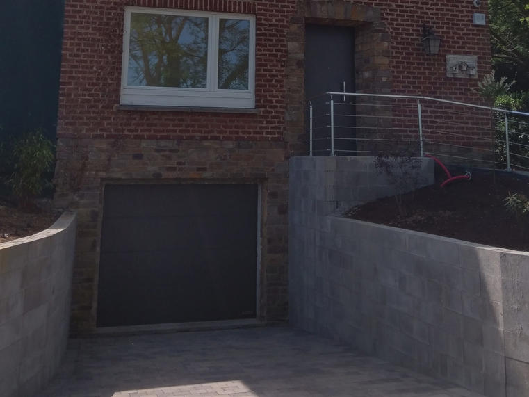 Hörmann - Klassieke garagepoort L-profilering Grijs, uit staal