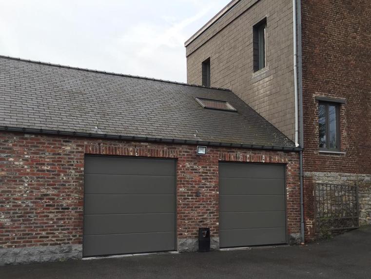 Hörmann - Klassieke garagepoort L-profilering Grijs, uit staal