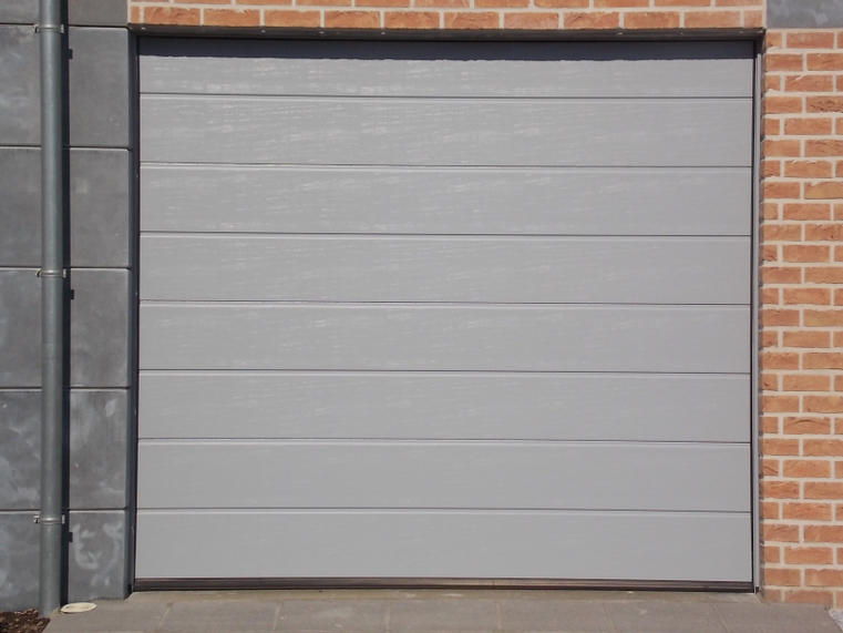 Hörmann - Klassieke garagepoort M-profilering Grijs, uit staal