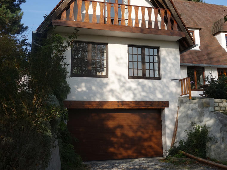 Hörmann - Klassieke garagepoort M-profilering Houtlook, uit staal