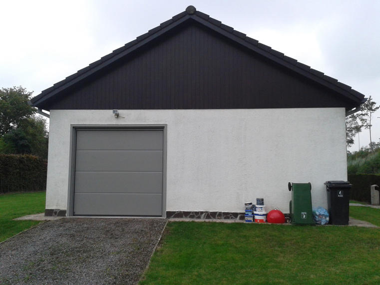 Hörmann - Klassieke garagepoort L-profilering Grijs, uit staal