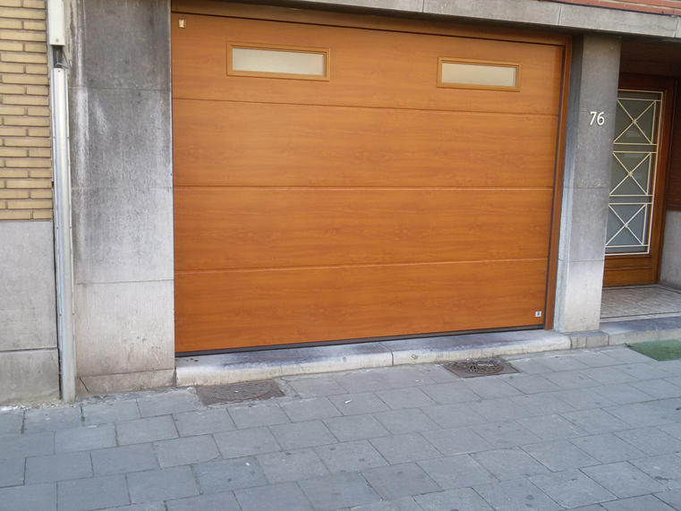 Hörmann - Klassieke garagepoort L-profilering Houtlook, uit staal