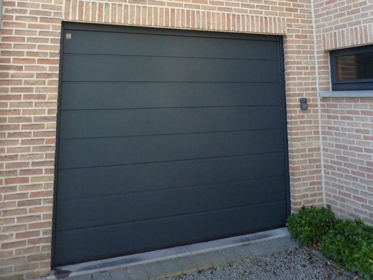 Hörmann - Klassieke garagepoort M-profilering Grijs, uit staal