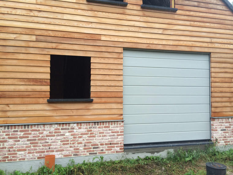 Hörmann - Landelijke garagepoort M-profilering Grijs, uit staal