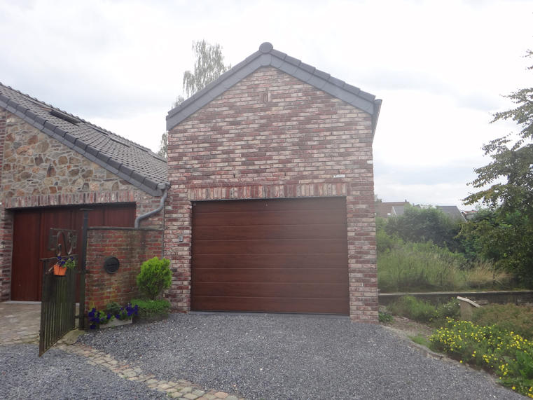 Hörmann - Klassieke garagepoort M-profilering Houtlook, uit staal
