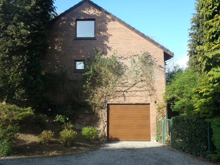 Hörmann - Klassieke garagepoort M-profilering Houtlook, uit staal
