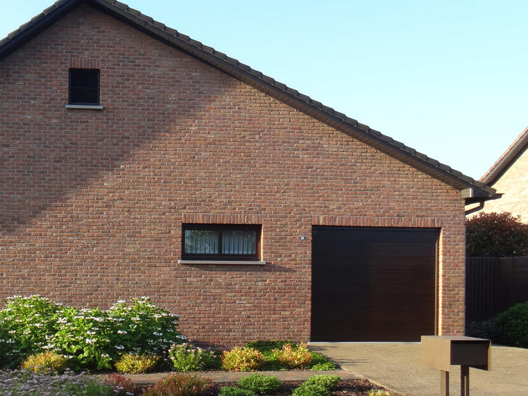 Hörmann - Klassieke garagepoort M-profilering Houtlook, uit staal