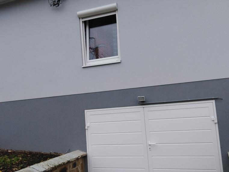 Hörmann - Klassieke garagepoort  Wit, uit staal