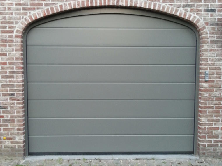 Hörmann - Klassieke garagepoort M-profilering Grijs, uit staal