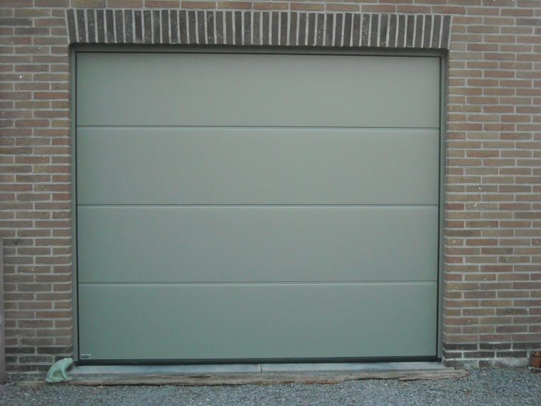 Hörmann - Klassieke garagepoort L-profilering Grijs, uit staal