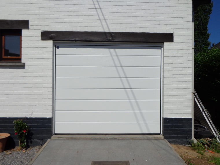 Hörmann - Klassieke garagepoort  Wit, uit staal
