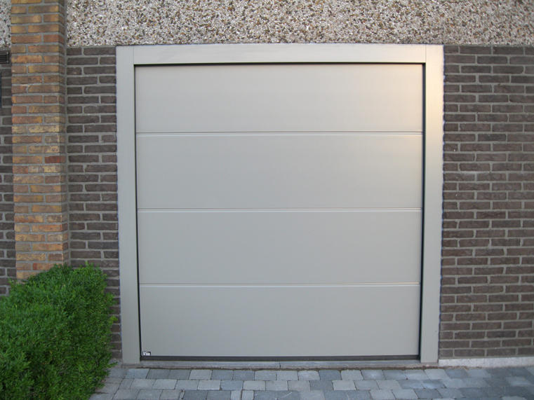 Hörmann - Klassieke garagepoort L-profilering Grijs, uit staal
