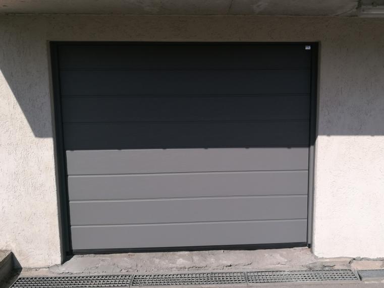 Hörmann - Klassieke garagepoort M-profilering Grijs, uit staal