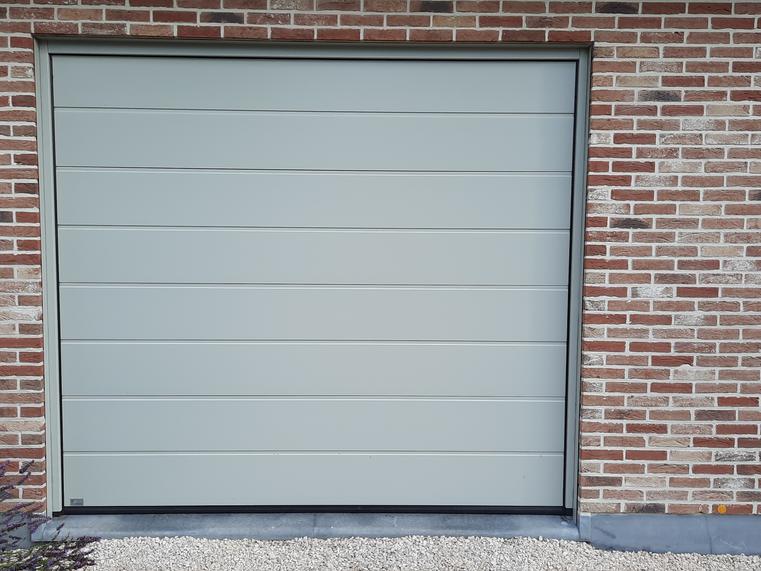 Hörmann - Landelijke garagepoort M-profilering Grijs, uit staal