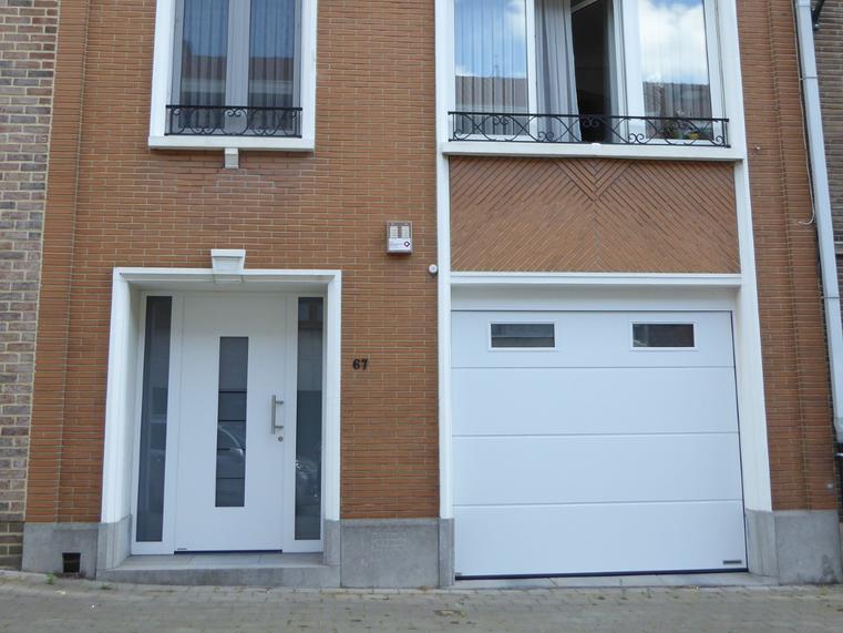 Hörmann - Klassieke garagepoort L-profilering Wit, uit staal