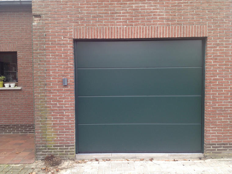 Hörmann - Klassieke garagepoort L-profilering Grijs, uit staal