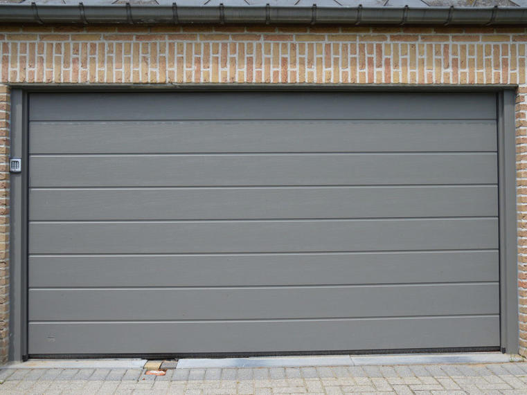 Hörmann - Klassieke garagepoort M-profilering Grijs, uit staal