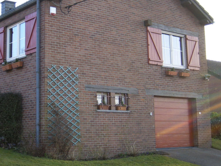 Hörmann - Klassieke garagepoort M-profilering Houtlook, uit staal