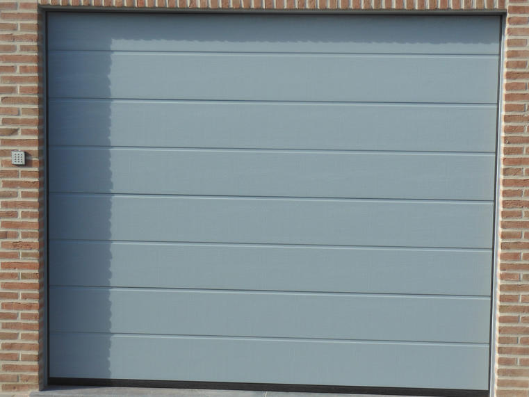 Hörmann - Klassieke garagepoort M-profilering Grijs, uit staal