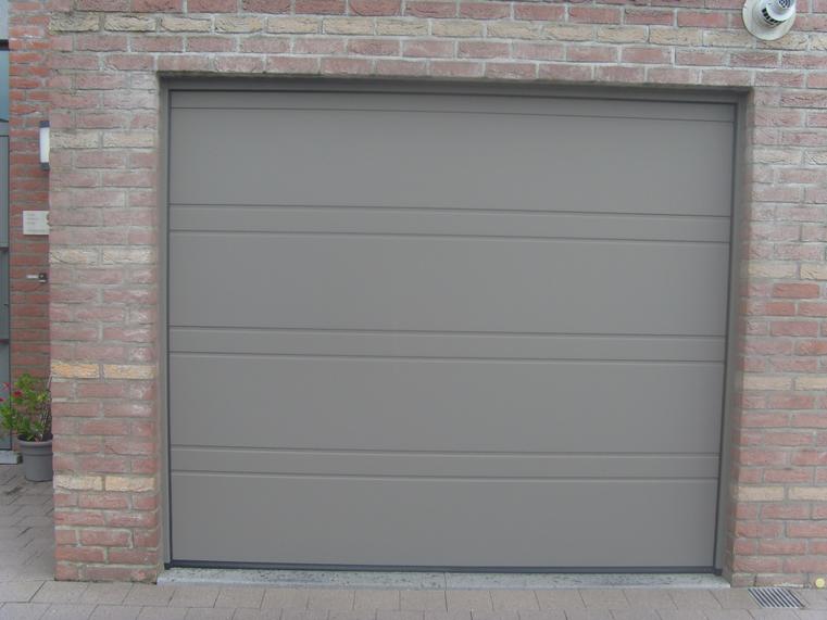 Hörmann - Klassieke garagepoort D-profilering Grijs, uit staal