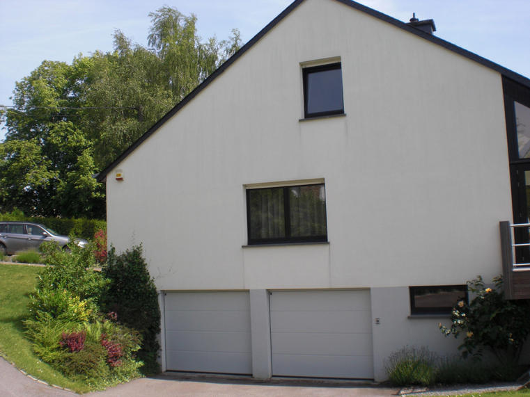 Hörmann - Klassieke garagepoort L-profilering Wit, uit staal