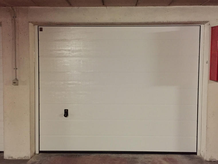 Hörmann - Porte de garage classique Rainures-M Blanc, en acier