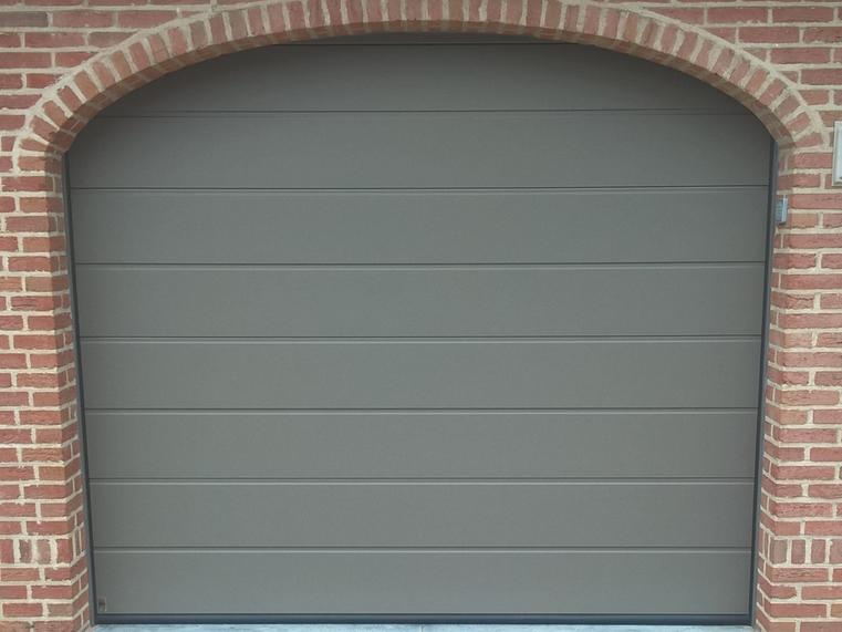 Hörmann - Landelijke garagepoort M-profilering Grijs, uit staal
